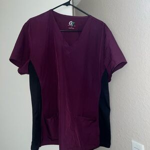 Women's Purple Scrub Set